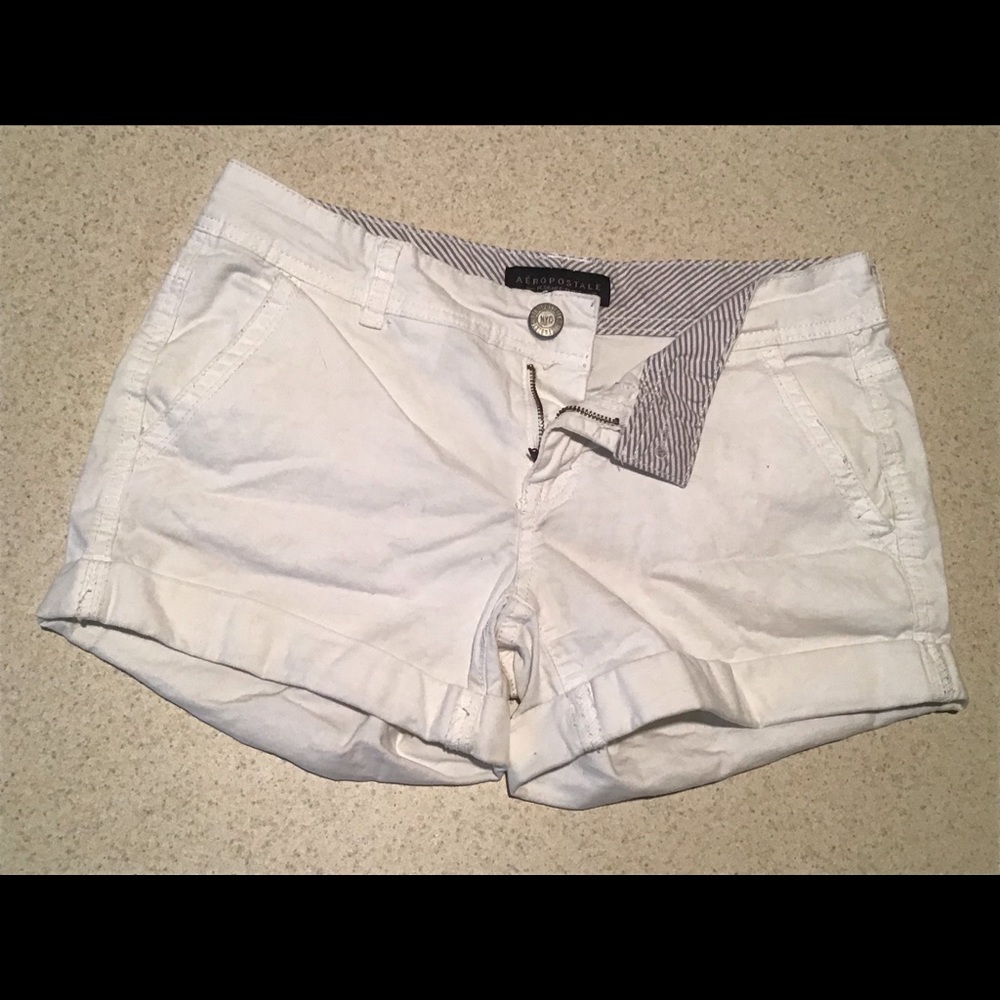 Aeropostale white shorts